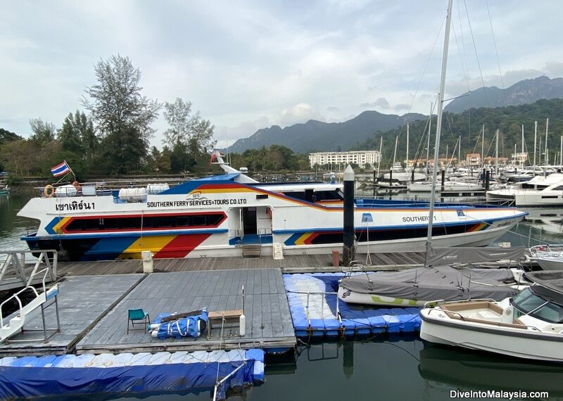 Ferry from Telaga to Koh Lipe