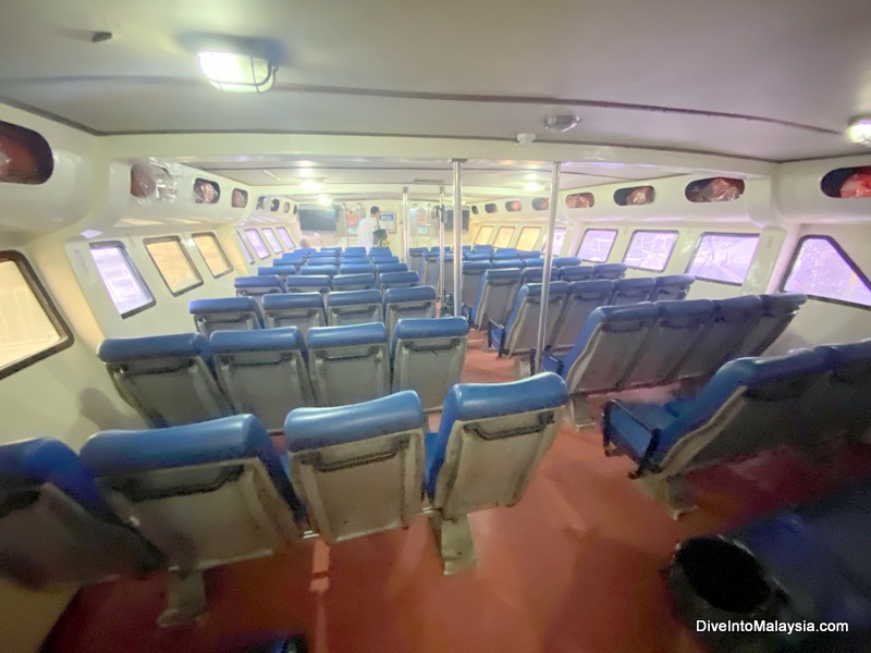 The lower section on the Koh Lipe ferry