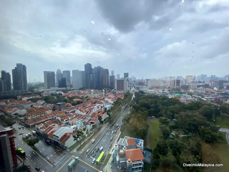 Hotel Boss Singapore Triple Room view from room