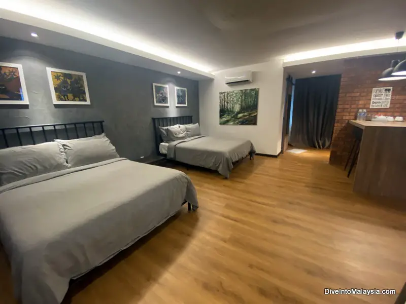 Arch Studio Cenang Family apartment Bedroom area