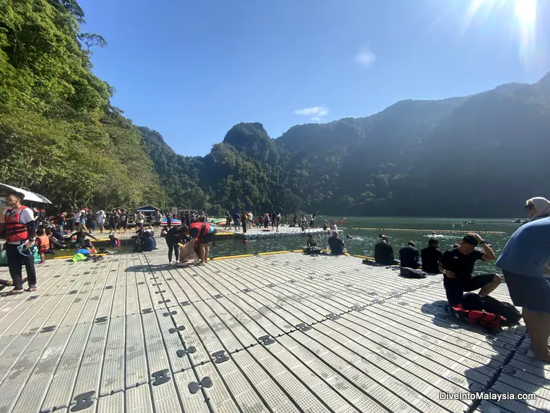 The plontoon at Pulau Dayang Bunting Langkawi