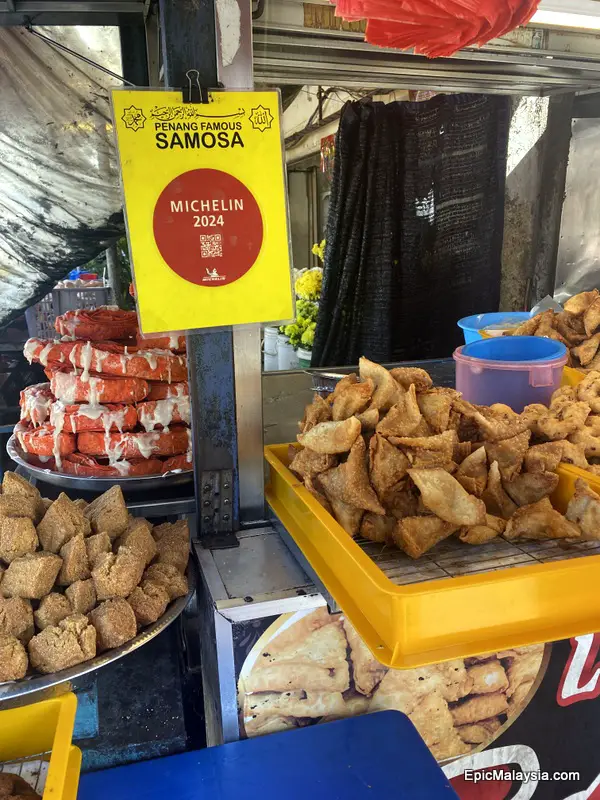 Michelin-recommended Samosas in George Town