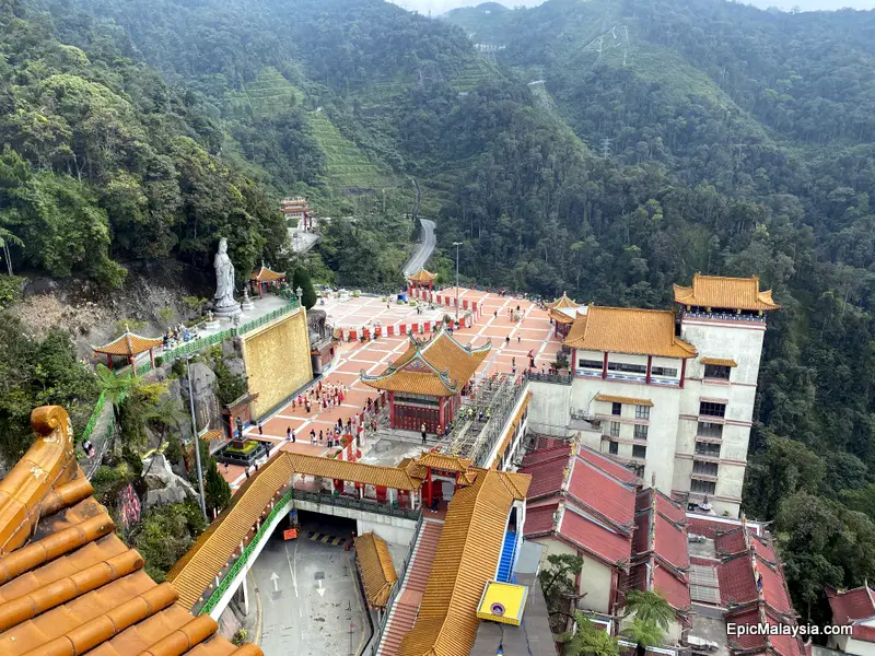 Chin Swee Caves Temple from the top of the pagoda